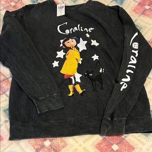 Coraline Black Sweatshirt